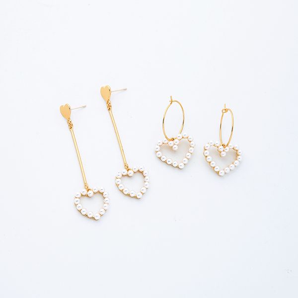 stud acrylic pearls earrings pierced heart gold color hook for women fashion jewelry wholesale, Golden;silver
stud acrylic pearls earrings pierced heart gold color hook for women fashion jewelry wholesale, Golden;silver