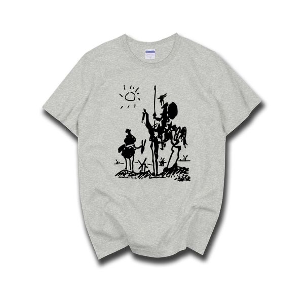 picasso art painting men short-sleeve t shirt 100% cotton tee tshirt funny don quixote knight homme
picasso art painting men short-sleeve t shirt 100% cotton tee tshirt funny don quixote knight homme