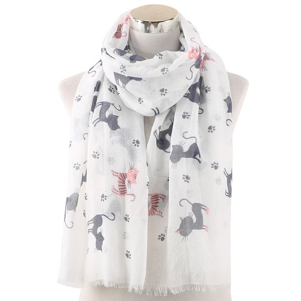 scarves independent stand lazada cat footprints outdoor leisure centers around long towel printing design scarf, Blue;gray
scarves independent stand lazada cat footprints outdoor leisure centers around long towel printing design scarf, Blue;gray