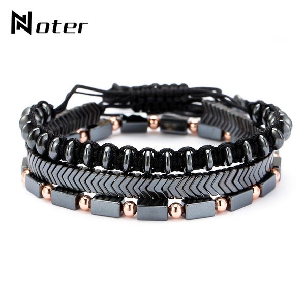 noter 3pcs/set mens bracelet set braided rope braslet natural hematite braclet stone adjustable male charm brazalete accessories, Golden;silver
noter 3pcs/set mens bracelet set braided rope braslet natural hematite braclet stone adjustable male charm brazalete accessories, Golden;silver