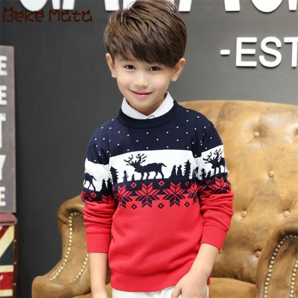 christmas for boys 2020 autumn elk print kids boy clothes long sleeve double thicken cotton knit children sweaters 3-9y y200901, Blue
christmas for boys 2020 autumn elk print kids boy clothes long sleeve double thicken cotton knit children sweaters 3-9y y200901, Blue
