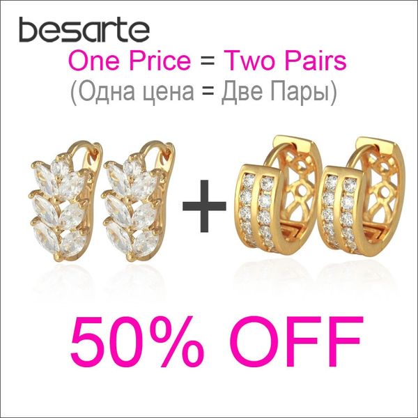 two pairs zirconia earring hoop earrings for women bijoux oorbellen brincos ouro gold color pendientes earing crystal e0411, Golden;silver
two pairs zirconia earring hoop earrings for women bijoux oorbellen brincos ouro gold color pendientes earing crystal e0411, Golden;silver