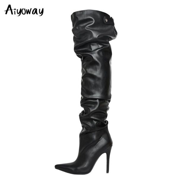 boots aiyoway 2021 autumn fashion over the knee women 10cm high heel thigh pleated long shoes ladies black
boots aiyoway 2021 autumn fashion over the knee women 10cm high heel thigh pleated long shoes ladies black