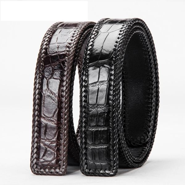 authentic real crocodile belly skin men's fancy belts waist strap for man genuine alligator leather knitted border male belts, Black;brown
authentic real crocodile belly skin men's fancy belts waist strap for man genuine alligator leather knitted border male belts, Black;brown