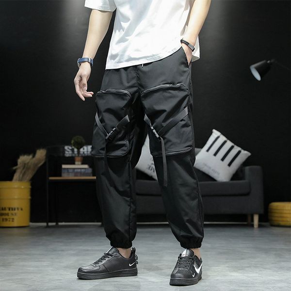 men's pants pockets pencil mens hip hop solid cargo sweatpants joggers trousers male fashion full length men drop, Black
men's pants pockets pencil mens hip hop solid cargo sweatpants joggers trousers male fashion full length men drop, Black