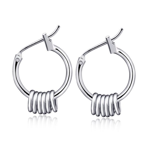 hoop & huggie 1pair punk round circle earrings for women men simple color small earring ear jewelry pendientes e93, Golden;silver
hoop & huggie 1pair punk round circle earrings for women men simple color small earring ear jewelry pendientes e93, Golden;silver