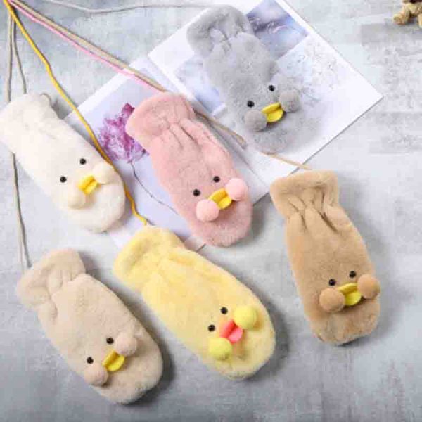 exyingtao five fingers gloves winter female cute cartoon duckling mittens clamshell thick cashmere half finger warm driving h35, Blue;gray
exyingtao five fingers gloves winter female cute cartoon duckling mittens clamshell thick cashmere half finger warm driving h35, Blue;gray