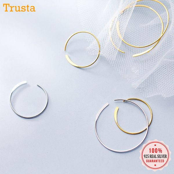 hoop & huggie trusta 100% 925 sterling silver earring ear cuff clip on s925 earrings gift for women girl teen fine jewelry ds1467, Golden;silver
hoop & huggie trusta 100% 925 sterling silver earring ear cuff clip on s925 earrings gift for women girl teen fine jewelry ds1467, Golden;silver