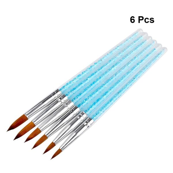 nail brushes 6pcs diamond rod manicure round headed crystal pen different sizes point art brush professional b, Yellow
nail brushes 6pcs diamond rod manicure round headed crystal pen different sizes point art brush professional b, Yellow