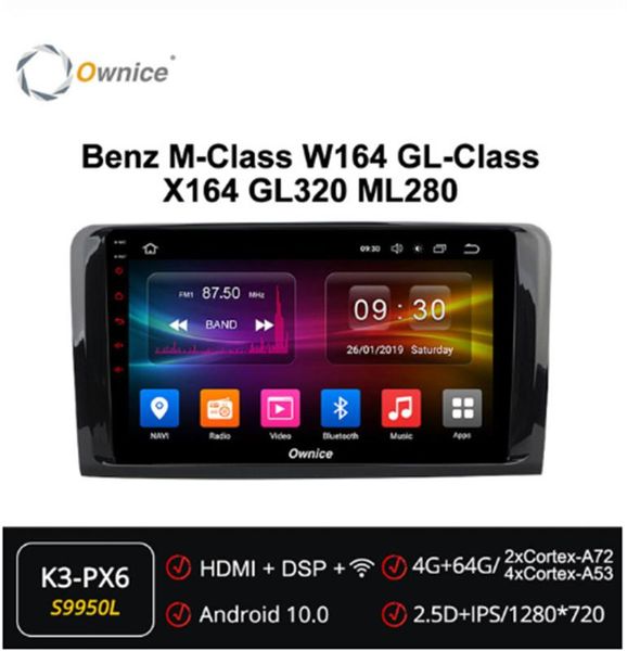 ownice octa core android 10.0 car dvd player formercedes- m-class w164 gl-class x164 gl320 ml280 gps radio spdif navigation
ownice octa core android 10.0 car dvd player formercedes- m-class w164 gl-class x164 gl320 ml280 gps radio spdif navigation
