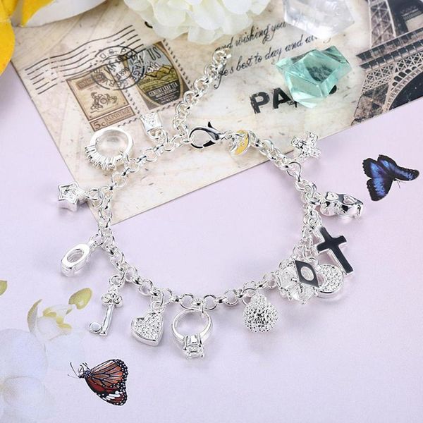 charm bracelets 13 lifting bracelet sweet romance girl's girlfriend valentine's day gift simple jewelry accessories, Golden;silver
charm bracelets 13 lifting bracelet sweet romance girl's girlfriend valentine's day gift simple jewelry accessories, Golden;silver