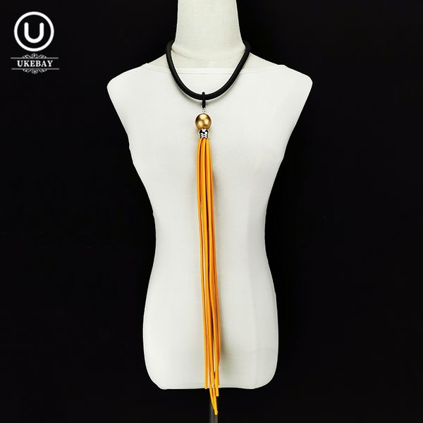 chokers ukebay long tassel choker necklaces luxury handmade necklace women rubber gothic jewelry orange birthday gift, Golden;silver
chokers ukebay long tassel choker necklaces luxury handmade necklace women rubber gothic jewelry orange birthday gift, Golden;silver