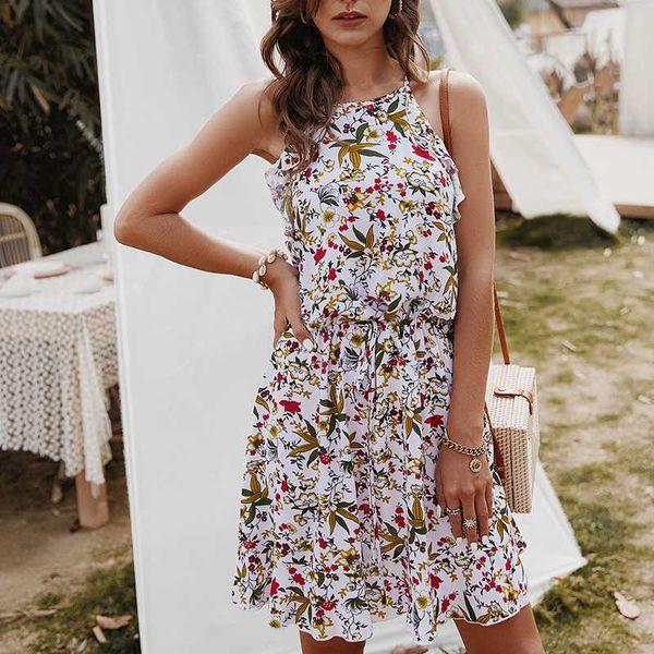 vintage floral printed beach dress women summer 2020 sleeveless sling mini dress woman casual sashes ruffle vestidos, Black;gray
vintage floral printed beach dress women summer 2020 sleeveless sling mini dress woman casual sashes ruffle vestidos, Black;gray