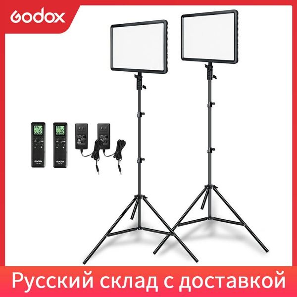 godox 2pcs ledp260c ultra-thin 30w 3300-5600k led video light panel lamp with 2pcs 2m light stand for video studio lights
godox 2pcs ledp260c ultra-thin 30w 3300-5600k led video light panel lamp with 2pcs 2m light stand for video studio lights