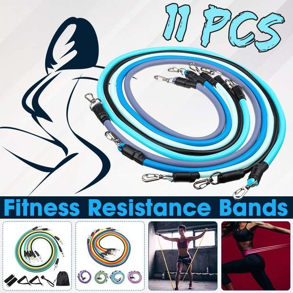 11pcs resistance bands practical elastic training rope for yoga pilates workout natural rubber latex fitness equipment pull rope
11pcs resistance bands practical elastic training rope for yoga pilates workout natural rubber latex fitness equipment pull rope