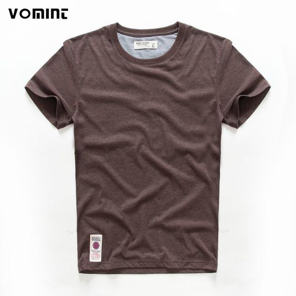 vomint new short sleeve men solid t-shirt o-neck soft solid cotton elastic breathable men half-sleeved t-shirt 4 color, White;black
vomint new short sleeve men solid t-shirt o-neck soft solid cotton elastic breathable men half-sleeved t-shirt 4 color, White;black
