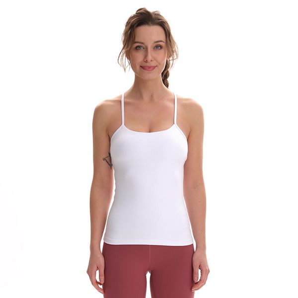 yoga outfits women sport vest sleeveless shirt quick dry running tank gym slim fitness built-in removable chest pad, White;red
yoga outfits women sport vest sleeveless shirt quick dry running tank gym slim fitness built-in removable chest pad, White;red
