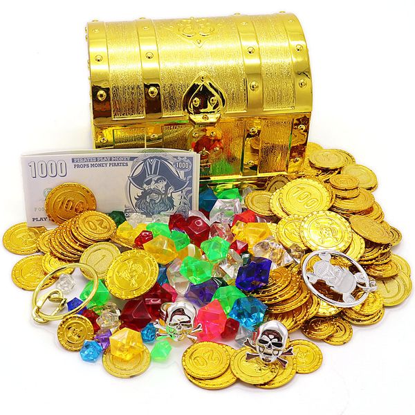 3 species plastic gold treasure coins captain pirate party pirate treasure chest child treasure chest gold coin toy
3 species plastic gold treasure coins captain pirate party pirate treasure chest child treasure chest gold coin toy