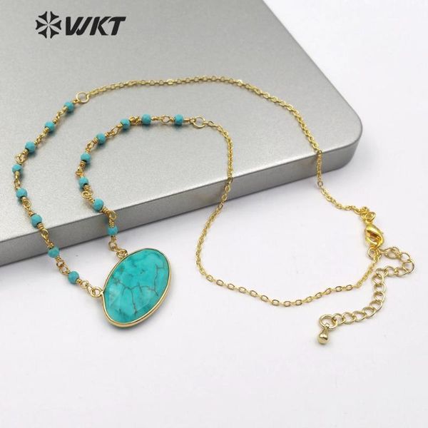 wt-n1168 water drop shape natural turquoises stone necklace round beaded necklace charm women fashion gold jewelry, Silver
wt-n1168 water drop shape natural turquoises stone necklace round beaded necklace charm women fashion gold jewelry, Silver