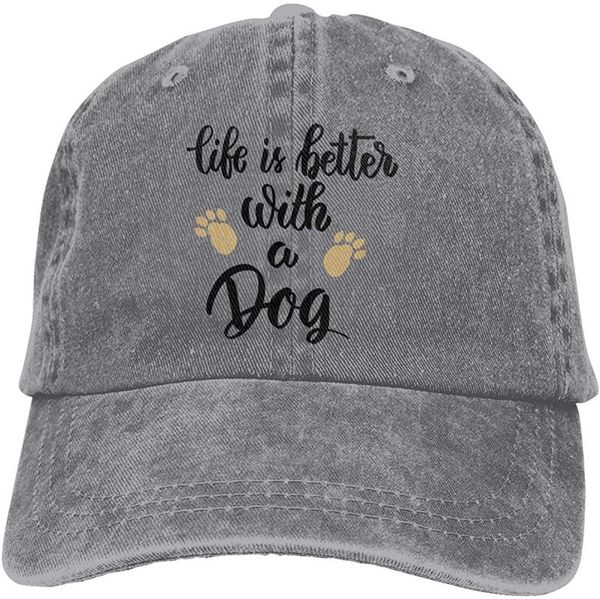 ball caps life is better with a dog soft casquette cap vintage adjustable baseball, Blue;gray
ball caps life is better with a dog soft casquette cap vintage adjustable baseball, Blue;gray