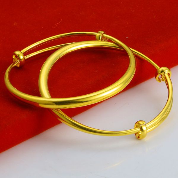 children's smooth bangle yellow gold filled classic style adjustable bracelet for kids baby, Black
children's smooth bangle yellow gold filled classic style adjustable bracelet for kids baby, Black