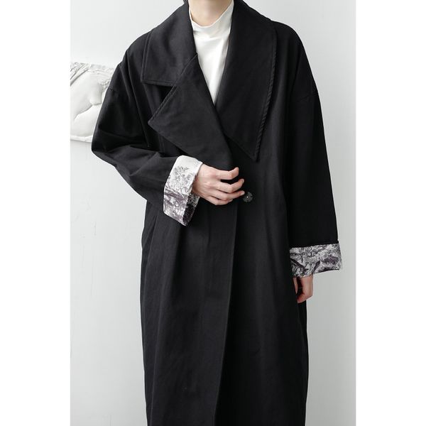 men's trench coats men asymmetry collar loose casual long trenchcoat outerwear male vintage japan korea streetwear fashion jacket overc, Tan;black
men's trench coats men asymmetry collar loose casual long trenchcoat outerwear male vintage japan korea streetwear fashion jacket overc, Tan;black