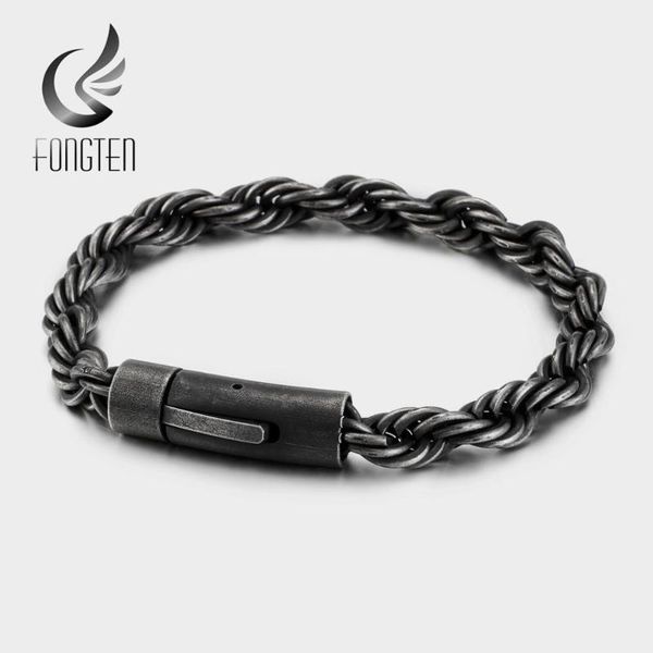 charm bracelets fongten stainless steel black male friendship bracelet for mens accessoires gift, Golden;silver
charm bracelets fongten stainless steel black male friendship bracelet for mens accessoires gift, Golden;silver