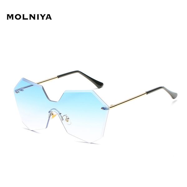 new fashion sunglasses personality frameless sunglasses ocean sheet metal sun visor, White;black
new fashion sunglasses personality frameless sunglasses ocean sheet metal sun visor, White;black