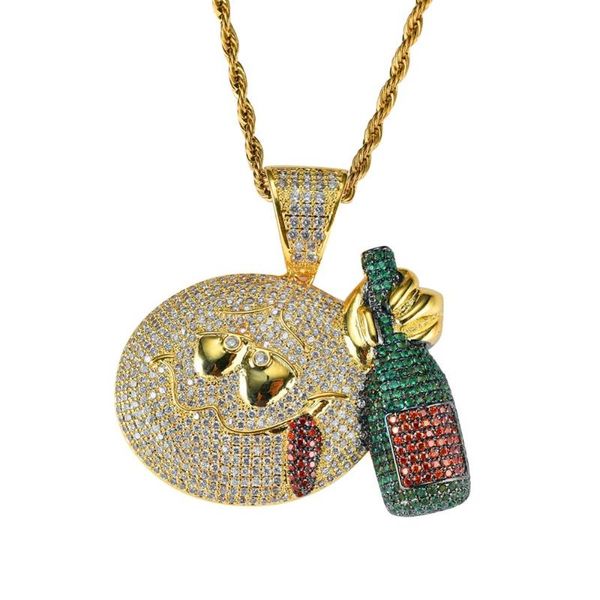 brass micro pave cubic zircon jewelry funny drunken face character pendants necklace for men and women cn009, Silver
brass micro pave cubic zircon jewelry funny drunken face character pendants necklace for men and women cn009, Silver