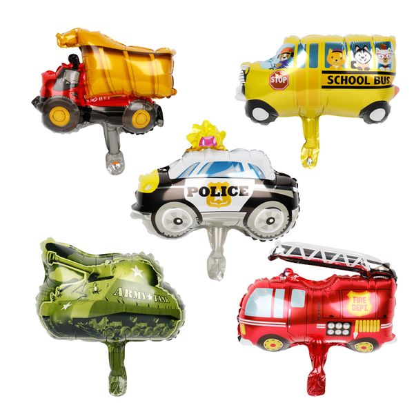 party decoration 1pc mini tank car balloons fire truck train school bus toys children gifts birthday decorations happy kid toy
party decoration 1pc mini tank car balloons fire truck train school bus toys children gifts birthday decorations happy kid toy
