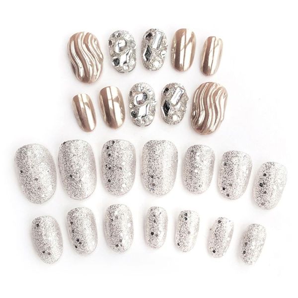 false nails 24 pcs/set 3d fashion toes finished fake full nail tips with sided adhesive easy install decor for girls, Red;gold
false nails 24 pcs/set 3d fashion toes finished fake full nail tips with sided adhesive easy install decor for girls, Red;gold