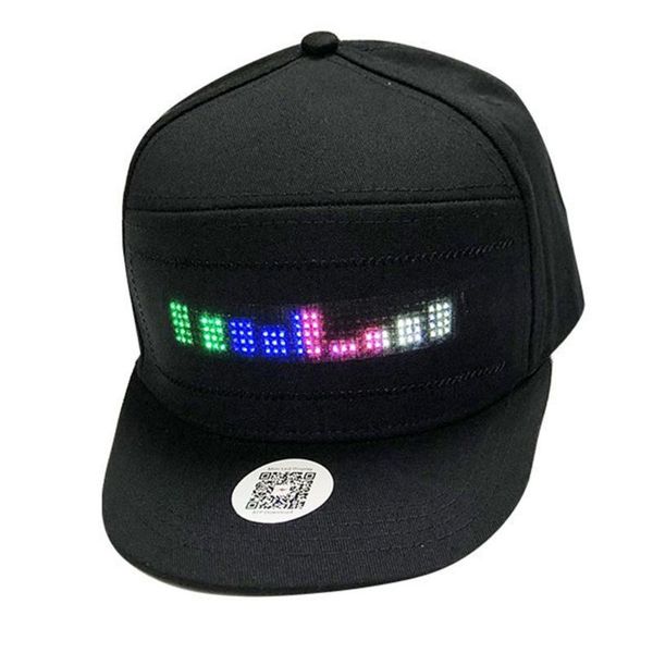intelligent control luminescent scrolling wireless flexible screen led hat smart led hats soft and comfortable, Black
intelligent control luminescent scrolling wireless flexible screen led hat smart led hats soft and comfortable, Black