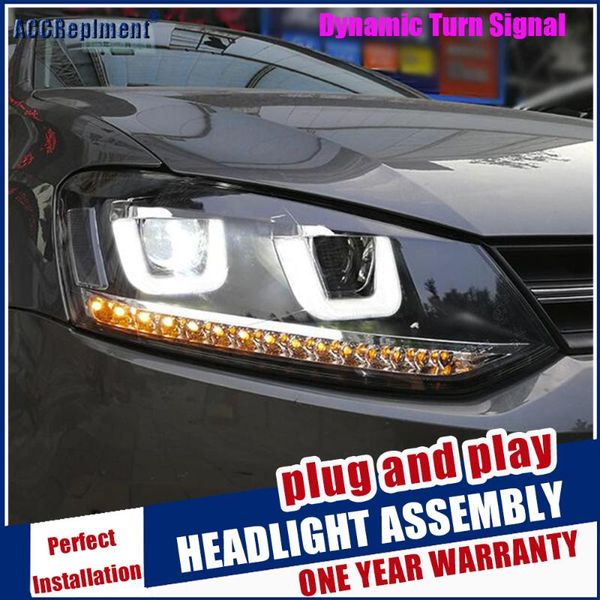 dynamic turn signal head lamps car styling for vw polo headlights assembly 2011-2020 double u led drl bi xenon lens projector
dynamic turn signal head lamps car styling for vw polo headlights assembly 2011-2020 double u led drl bi xenon lens projector