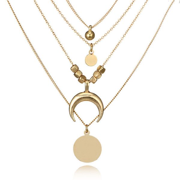 женщины многослойных choker horn long crescent moon ожерелье цепи ювелирные изделия lxh, Silver
женщины многослойных choker horn long crescent moon ожерелье цепи ювелирные изделия lxh, Silver