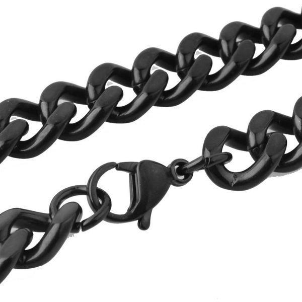 15mm 7-40"hip hop retro stainless steel link black color jewelry buckle cuban chain mens boys biker jewelry necklace or bracelet, Silver
15mm 7-40"hip hop retro stainless steel link black color jewelry buckle cuban chain mens boys biker jewelry necklace or bracelet, Silver