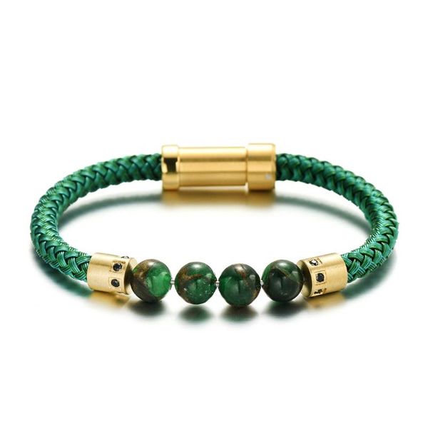 charm bracelets ruimo 2021 diy forest style stainless steel wire and detachable natural stone bead green jewelry bracelet for men women, Golden;silver
charm bracelets ruimo 2021 diy forest style stainless steel wire and detachable natural stone bead green jewelry bracelet for men women, Golden;silver