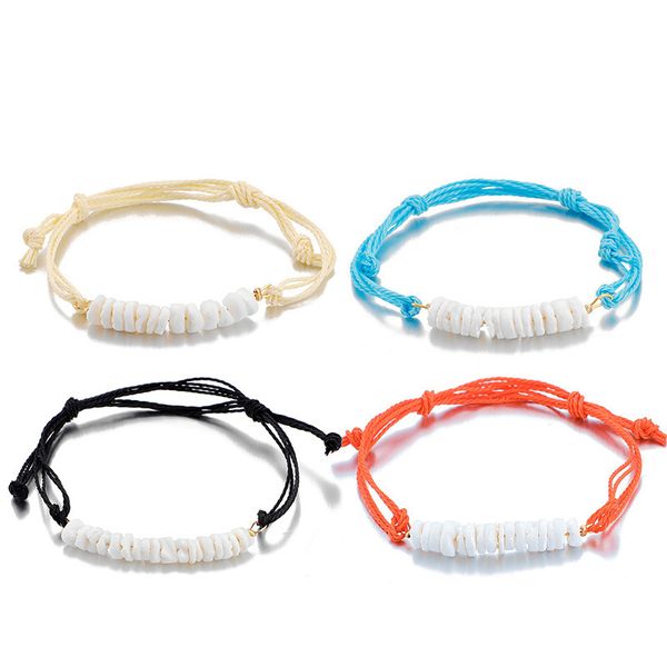 4pcs/set colorful cowrie shell jewelry bracelets charm for women child boho shells bracelet delicate chain handmade bracelet, Golden;silver
4pcs/set colorful cowrie shell jewelry bracelets charm for women child boho shells bracelet delicate chain handmade bracelet, Golden;silver
