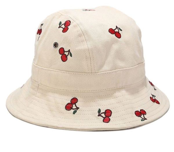 women sweet cherry embroidery bucket hat eyelets sunscreen beach fisherman cap 449f, Blue;gray
women sweet cherry embroidery bucket hat eyelets sunscreen beach fisherman cap 449f, Blue;gray