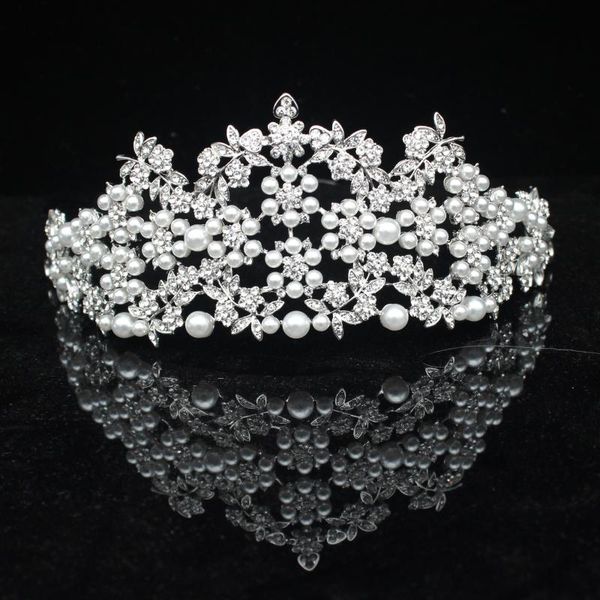 elegant bridal wedding tiaras and crowns women pearl bride tiaras headbands hair ornaments headdress head jewelry accessories, Golden;silver
elegant bridal wedding tiaras and crowns women pearl bride tiaras headbands hair ornaments headdress head jewelry accessories, Golden;silver