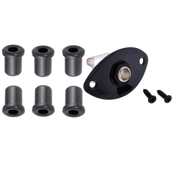 6pcs guitar string mounting ferrules bushing set+1/4'' oval output input jack for electric guitar parts
6pcs guitar string mounting ferrules bushing set+1/4'' oval output input jack for electric guitar parts