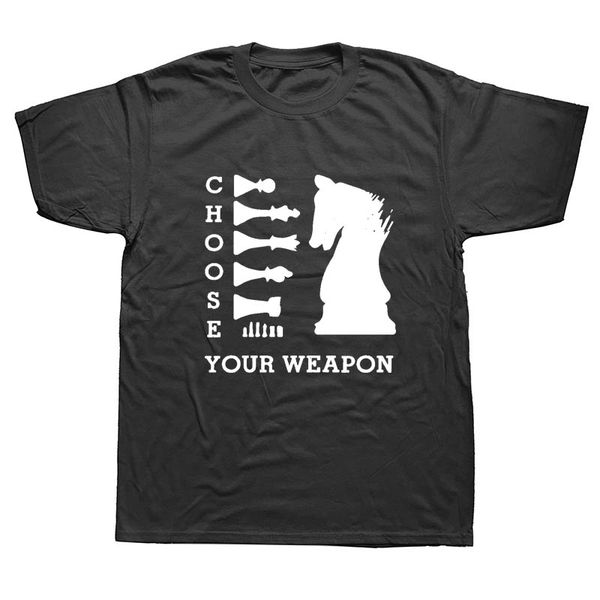 choose your weapon chess lover funny t shirts men summer cotton harajuku short sleeve o neck streetwear black t-shirt
choose your weapon chess lover funny t shirts men summer cotton harajuku short sleeve o neck streetwear black t-shirt