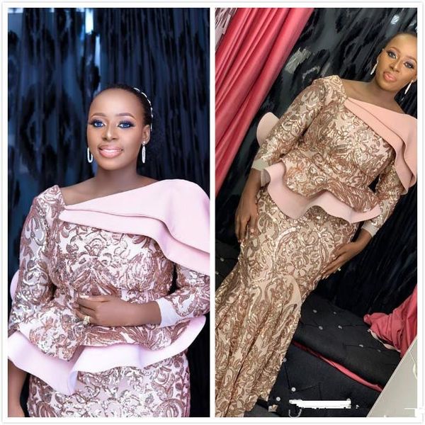 aso ebi 2021 arabic sparkly mermaid gold evening dresses long sleeves sequined lace prom dresses formal party bridesmaid pageant gowns, Black;red
aso ebi 2021 arabic sparkly mermaid gold evening dresses long sleeves sequined lace prom dresses formal party bridesmaid pageant gowns, Black;red