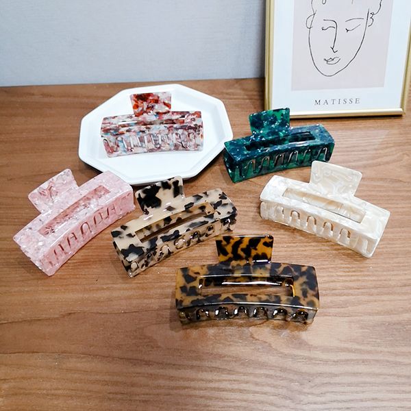 oversized 10.5cm women girls acetate hair leopard grain catch hair ponytail crab clips temperament hairpins accessories
oversized 10.5cm women girls acetate hair leopard grain catch hair ponytail crab clips temperament hairpins accessories