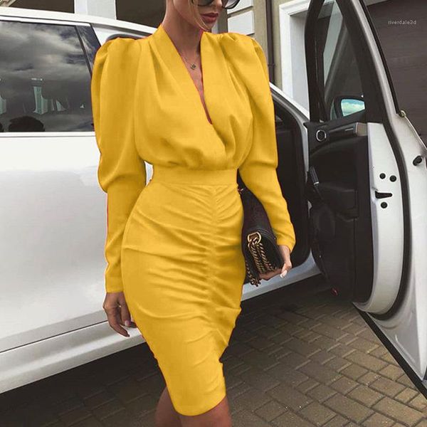color puff sleeved slim dark v neck pencil dresses fashion women dresses ol work designer women dresses solid, Black;gray
color puff sleeved slim dark v neck pencil dresses fashion women dresses ol work designer women dresses solid, Black;gray