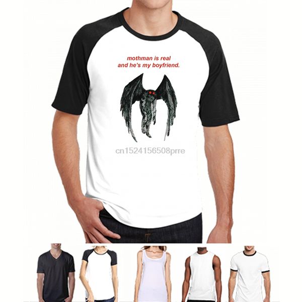 fashion cool men t shirt women funny tshirt mothman is real and he customized printed t-shirt
fashion cool men t shirt women funny tshirt mothman is real and he customized printed t-shirt