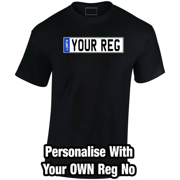 car reg number plate mens t-shirt gift for anyone - add your own reg print t-shirt mens summer
car reg number plate mens t-shirt gift for anyone - add your own reg print t-shirt mens summer