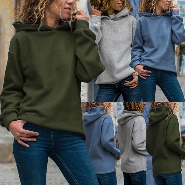 women long sleeve femme hooded sweatshirts dropshipping designer women hoodies loose solid color fashion sweatshirt casual, Black
women long sleeve femme hooded sweatshirts dropshipping designer women hoodies loose solid color fashion sweatshirt casual, Black