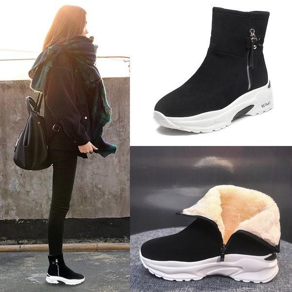 round toe shoes white ankle boots leather booties winter footwear boots-women australia zipper flat heel low med ladies 2020, Black
round toe shoes white ankle boots leather booties winter footwear boots-women australia zipper flat heel low med ladies 2020, Black