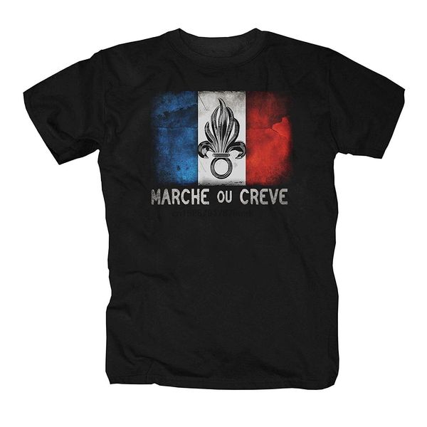 tees male harajuku fitness brand clothing t shirt shirt foreign legion france cult gift legion desert weapon army tee shirt