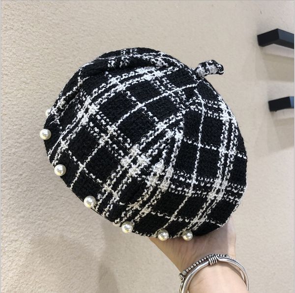 berets women pearl beret for elegant lady winter female hats plaid vintage octagonal casual boina autumn girl cap, Blue;gray
berets women pearl beret for elegant lady winter female hats plaid vintage octagonal casual boina autumn girl cap, Blue;gray